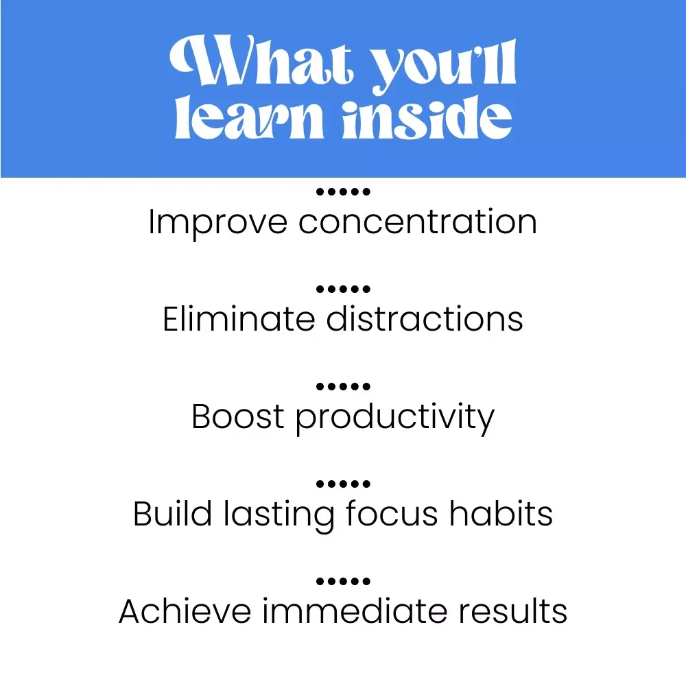 Laser Mind: A Simple Guide to Sharpening Your Focus - How to Focus Your Mind and Boost Productivity