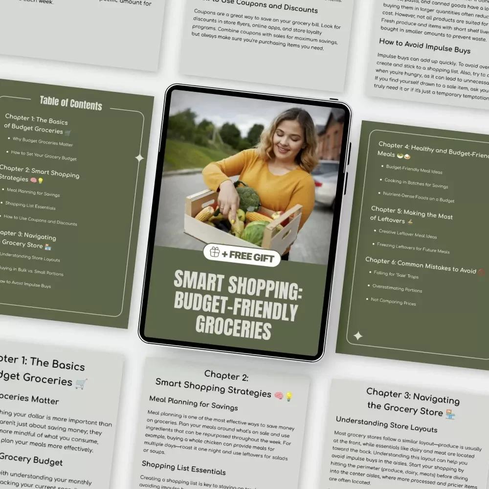 Smart Shopping: Budget-Friendly Groceries | Practical eBook Guide for Budget Groceries & Everyday Savings