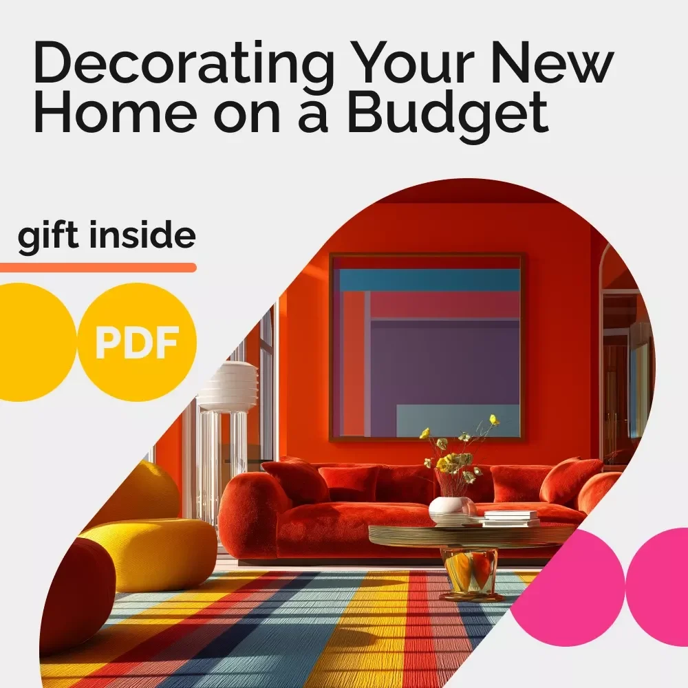 Decorating Your New Home on a Budget | Affordable Home Makeover eBook | Stylish Decorating Ideas for Every Room | Decorating a New Home on a Budget Guide