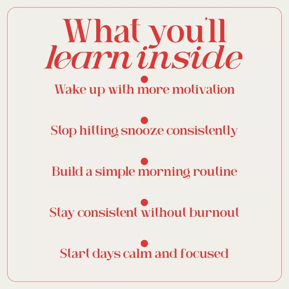 Wake Up with Purpose: A Practical Guide to Jumpstart Your Mornings with Motivation | eBook on How to Motivate Yourself to Get Up in the Morning