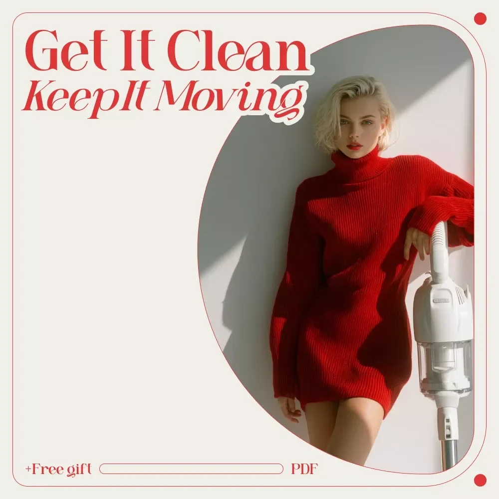 The “Get It Clean, Keep It Moving” Checklist | Ultimate Digital Cleaning Motivation Guide | How to Get Motivated to Clean House