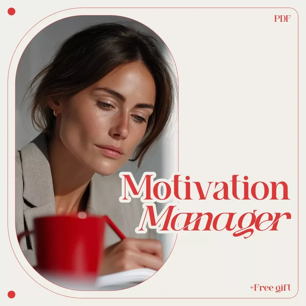 The Motivator Manager Checklist: 12 Power Moves to Fire Up Your Team | How to Motivate Staff as a Manager | Leadership Checklist Download