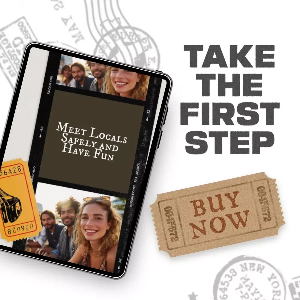 Meet Locals Safely and Have Fun – Travel Safety Guide for Meeting Locals, Cultural Etiquette, Smart Connections & Confident Travel (Digital Download)