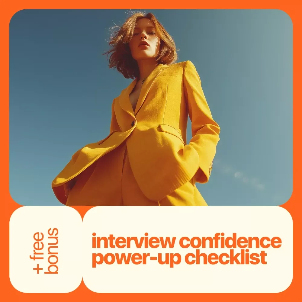 Interview Confidence Power-Up Checklist – How to Have Confidence in an Interview, From Nervous to Nailed It Digital Checklist for Job Seekers & Aspiring Entrepreneurs