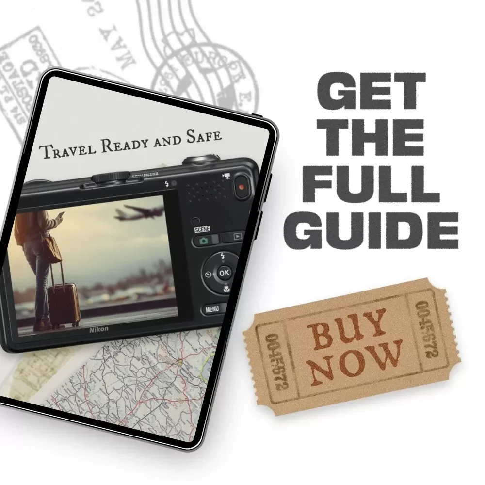 Travel Ready and Safe – Travel First Aid Kit Essentials for Travel eBook, Smart Packing Guide for Safe Trips, Digital Download