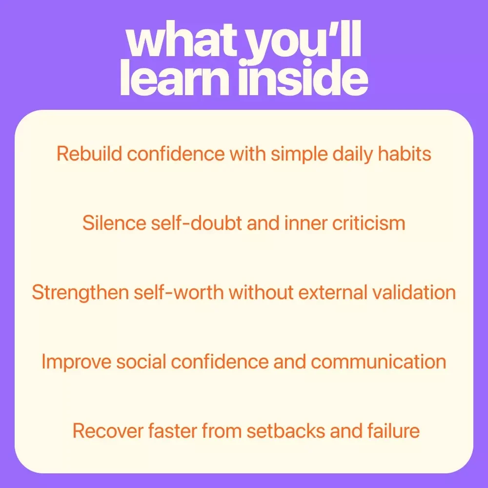 Rebuild & Rise: Your Step-by-Step Guide to Reclaiming Confidence and Self-Esteem | eBook on How to Rebuild Confidence and Self Esteem