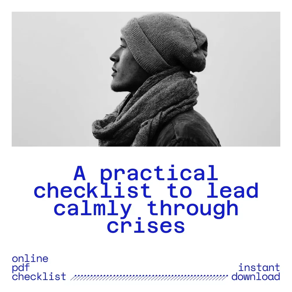 Lead Like a Lighthouse: The Ultimate Crisis Leadership Checklist | How to Lead in Crisis for Calm, Confident Decision-Making