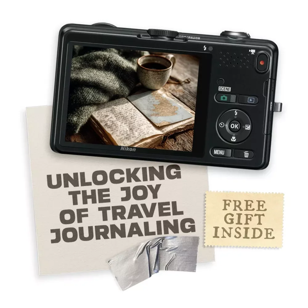 Unlocking the Joy of Travel Journaling – Digital Travel Journal Guide eBook, Creative Travel Writing Prompts, Memory Keeping & Storytelling Workbook