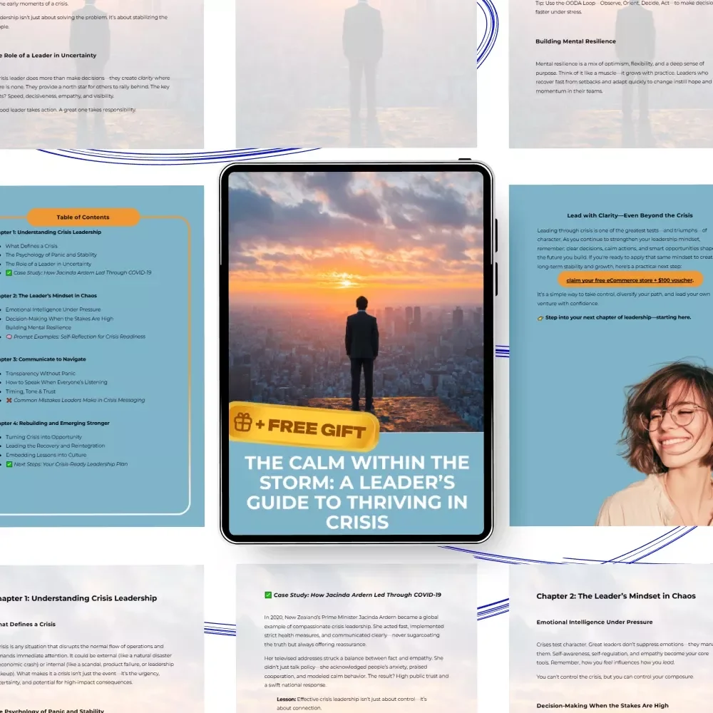 The Calm Within the Storm: A Leader’s Guide to Thriving in Crisis | How to Lead in Crisis Guide for Modern Leaders & Teams