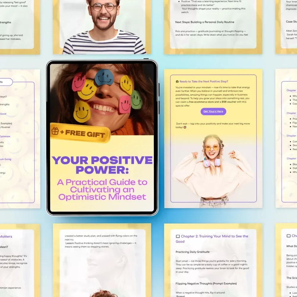 Your Positive Power: A Practical Guide to Cultivating an Optimistic Mindset - How to Be Positive Minded Guide