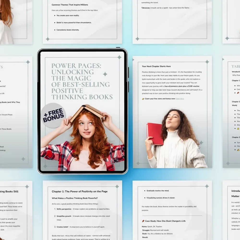 Power Pages: Unlocking the Magic of Best-Selling Positive Thinking Books | Inspiring Guide to Best Selling Positive Thinking Books & Mindset Mastery