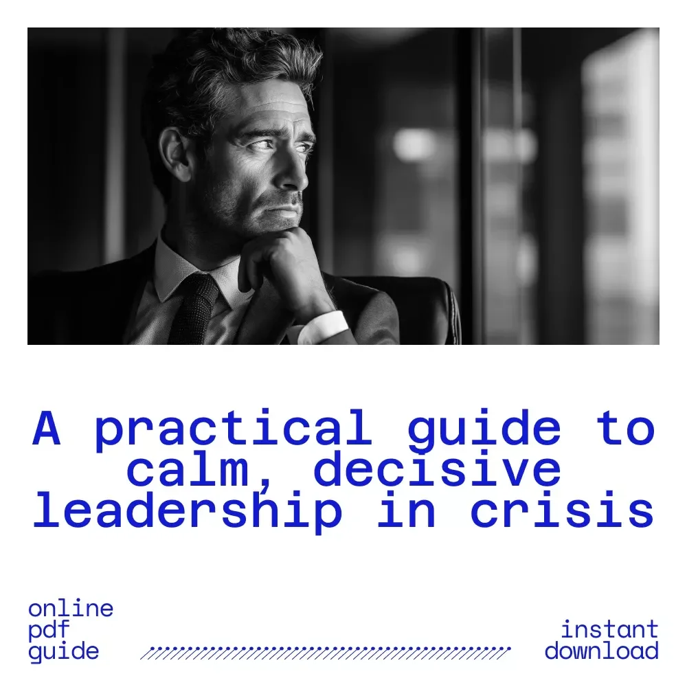 The Calm Within the Storm: A Leader’s Guide to Thriving in Crisis | How to Lead in Crisis Guide for Modern Leaders & Teams