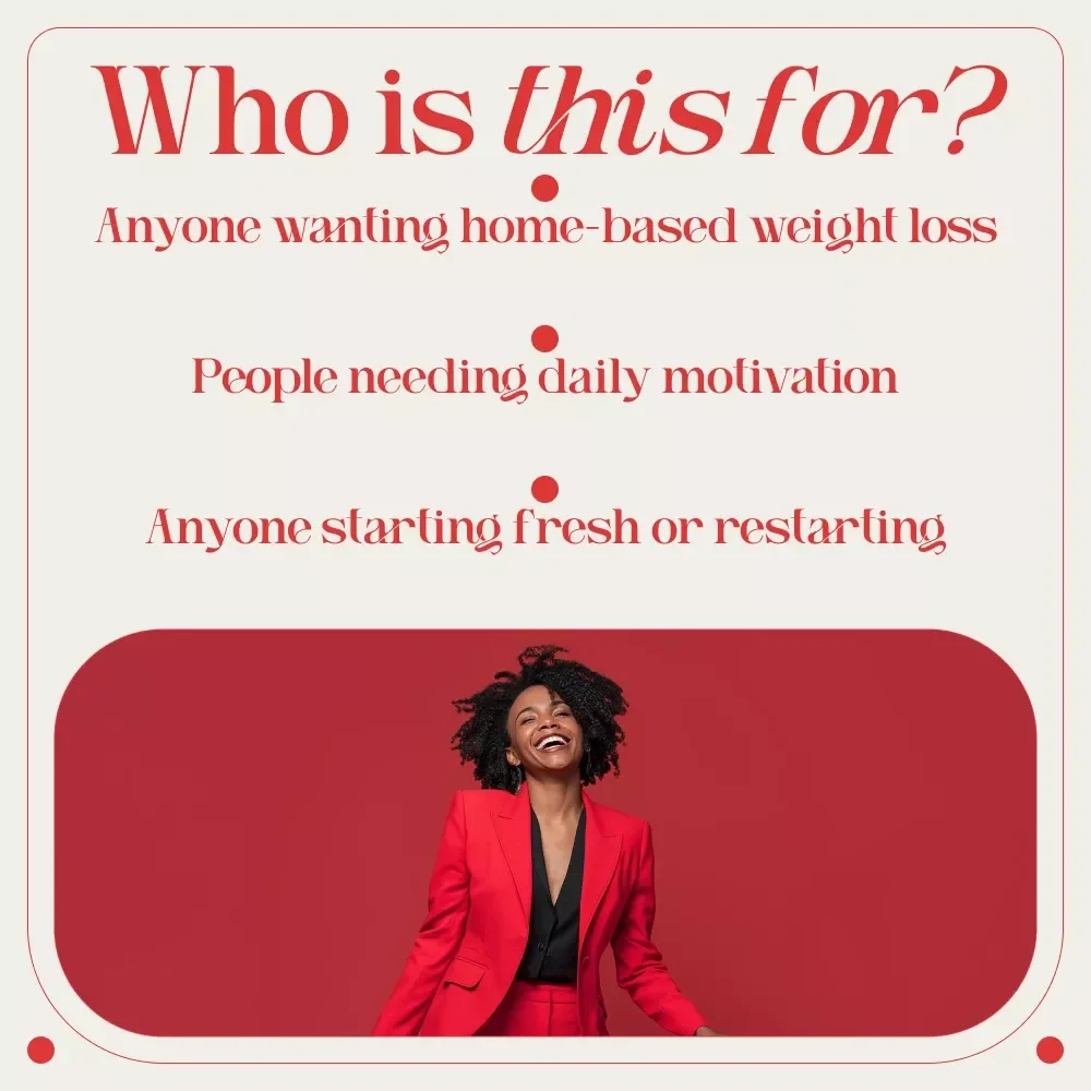 The Homebody’s Hot Body Checklist: Your At-Home Weight Loss Motivation Plan | Digital Checklist for How to Motivate Yourself to Lose Weight at Home | Printable Wellness & Fitness Guide