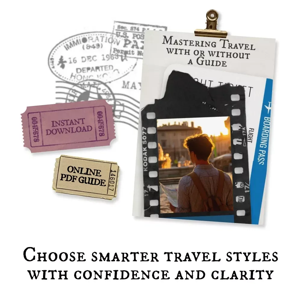 Mastering Travel with or without a Guide – Travel Guide eBook for Guided vs. Solo Travel, Smart Trip Planning, Hybrid Travel & AI Tools