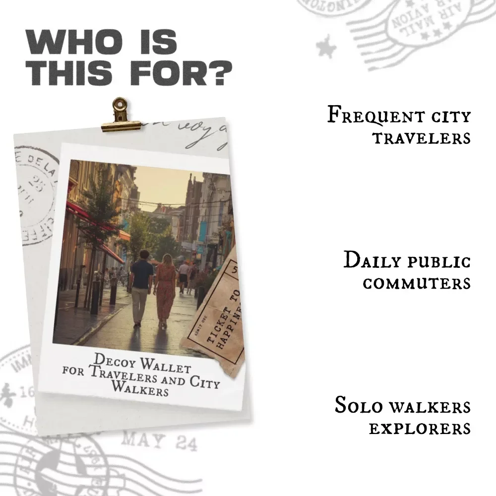 Decoy Wallet for Travelers and City Walkers – Practical Safety Guide | Carry a Decoy Wallet Is It Worth It | Smart Street Safety Download