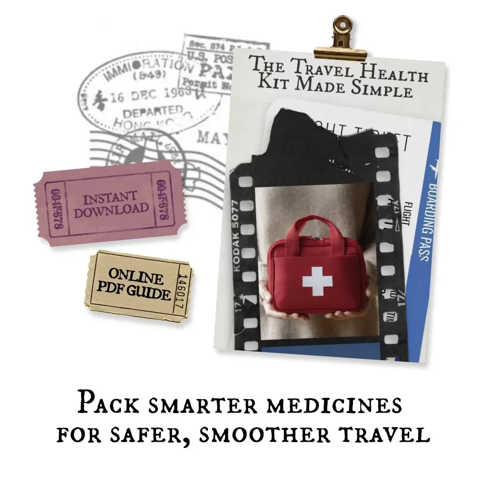 The Travel Health Kit Made Simple | Essential Travel Medicine Guide for Beginners | what medicines to pack for common issues