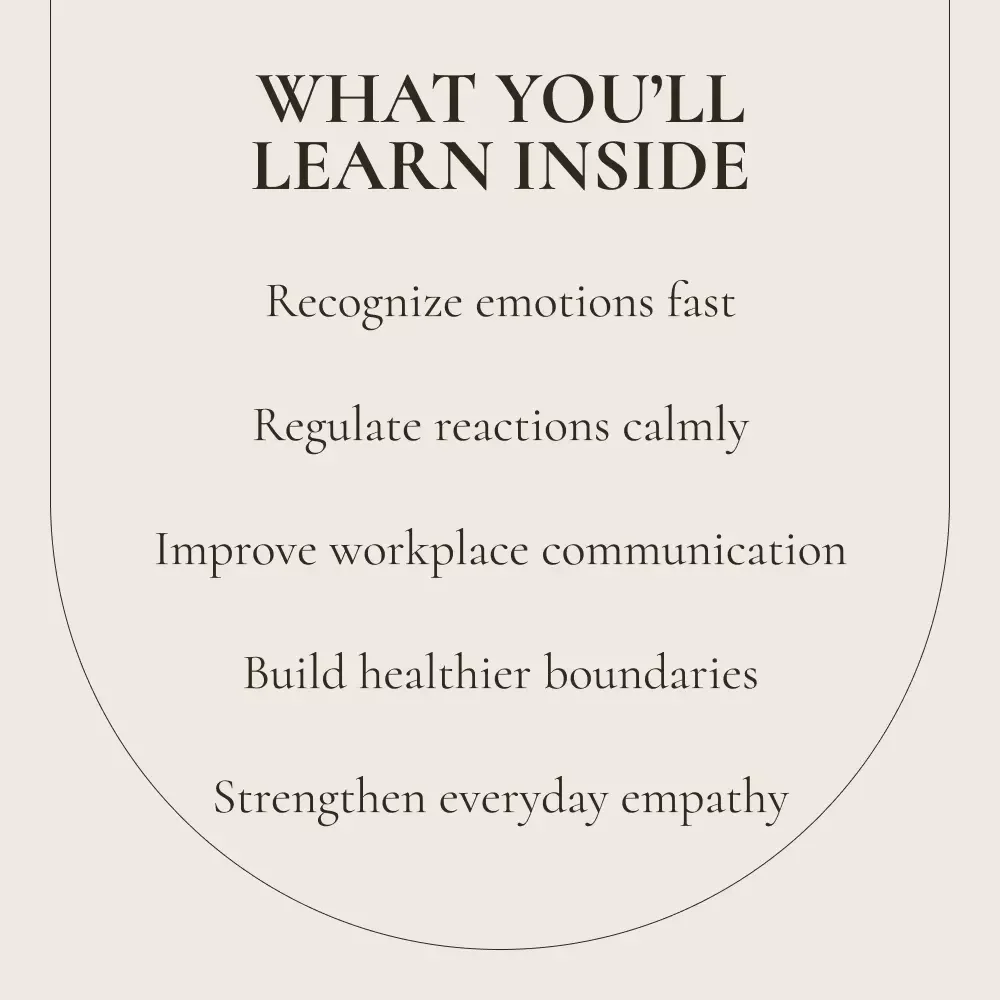 Feel Smarter: A Simple Guide to Emotional Intelligence That Actually Works | Practical EQ Workbook & Guide on how to gain emotional intelligence for Work, Relationships & Personal Growth
