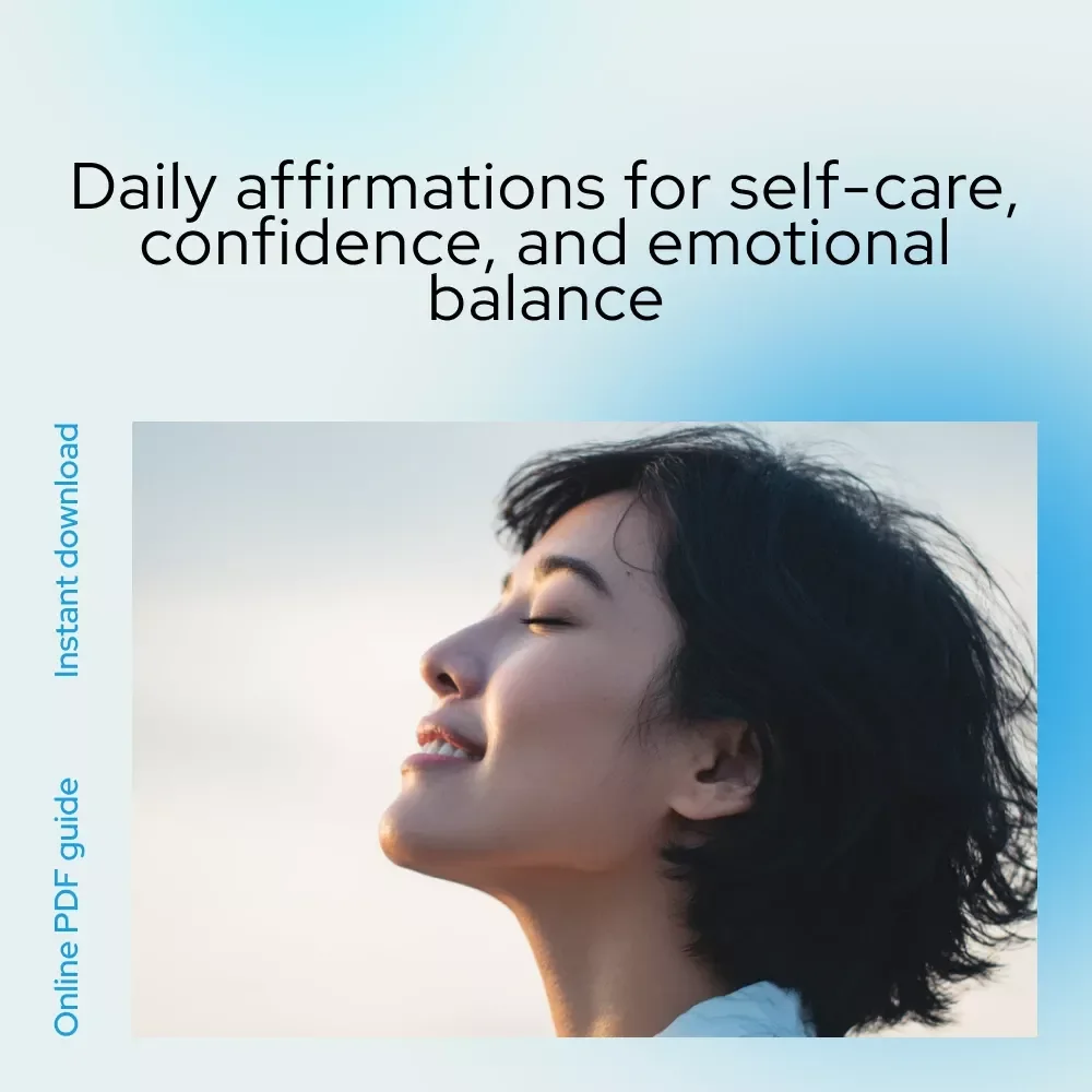 Affirm Your Light: 20 Daily Declarations for Self-Care & a Positive Mind | Ebook with 20 Daily Affirmations for Self Care and Positive Thinking