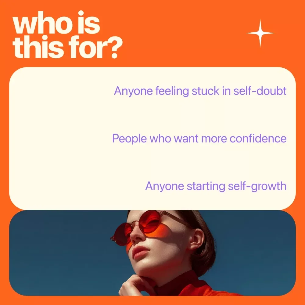 The Confidence Kickstart Checklist | How to Overcome Low Esteem Step-by-Step | Printable Self-Esteem & Mindset Reset