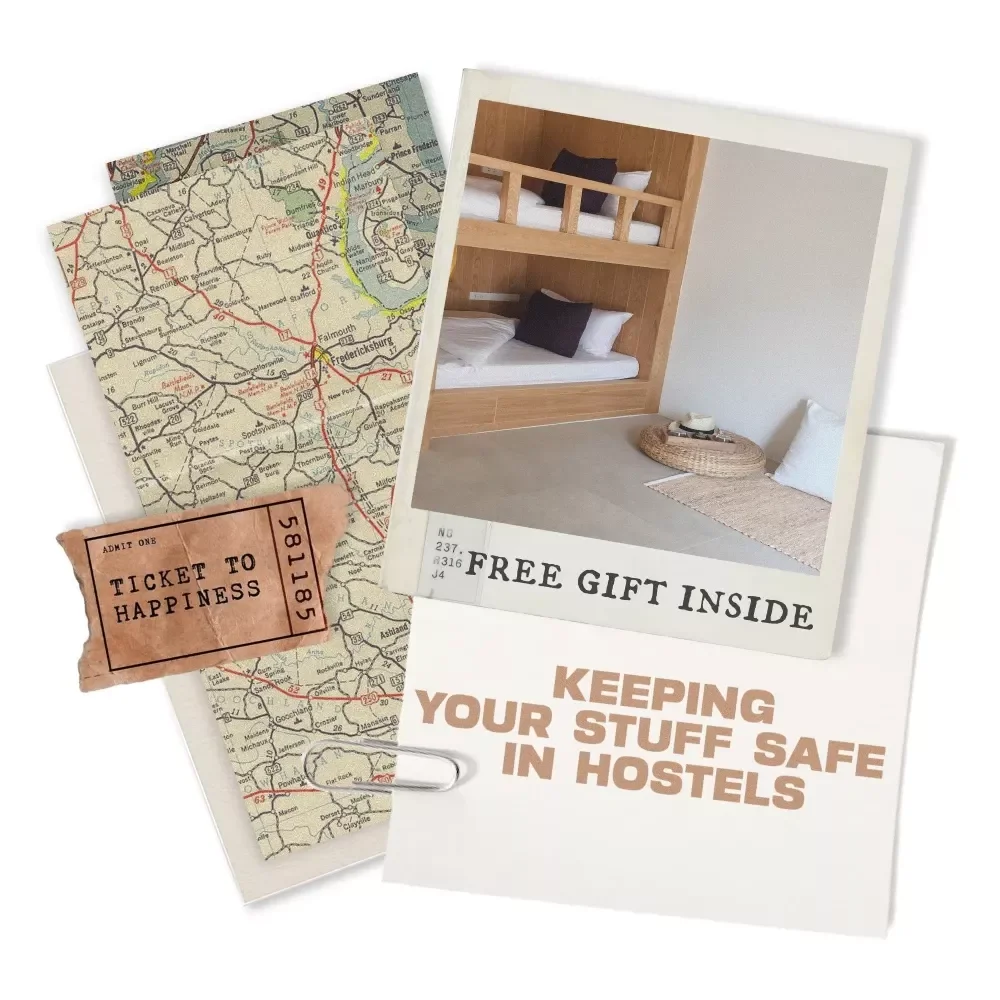 Keeping Your Stuff Safe in Hostels – Hostel Safety Guide for Backpackers, Digital Travel Security eBook & Checklist Download