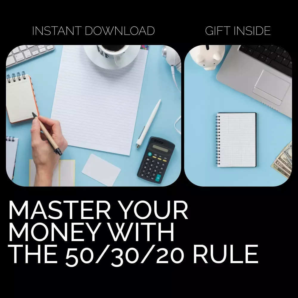 Master Your Money with the 50/30/20 Rule - Budgeting Guide for Financial Success | Digital Download
