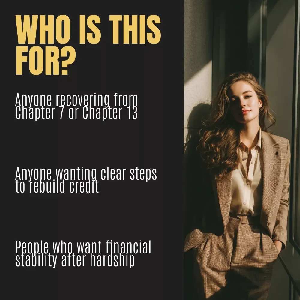 Bouncing Back & Repairing Credit After Bankruptcy | Rebuild Credit Guide, Credit Repair eBook, Bankruptcy Recovery Checklist, Financial Healing Digital Download