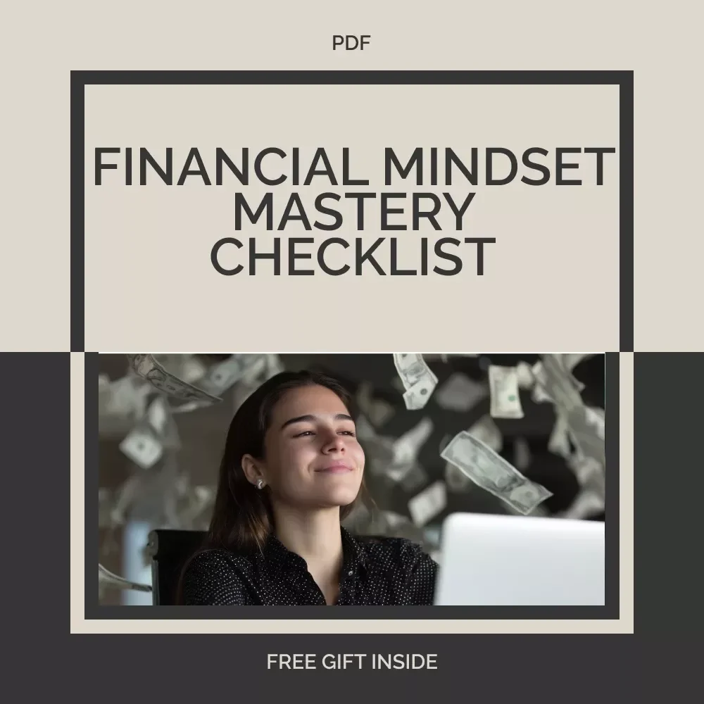 Financial Mindset Mastery Checklist | Wealth Mindset Printable | Digital Download for Personal Growth & Money Confidence | financial mindset Guide