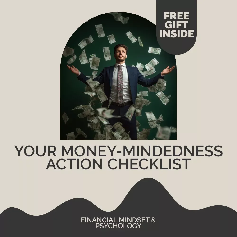 Your Money-Mindedness Action Checklist | Money-Mindedness Growth Guide, Financial Mindset Reset, Goal-Setting & Budgeting Printable Checklist for Intentional Wealth