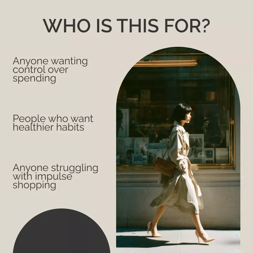 Breaking Free from Compulsive Shopping Checklist 💸 | Printable Anti-Impulsive Buying Guide for Financial Wellness