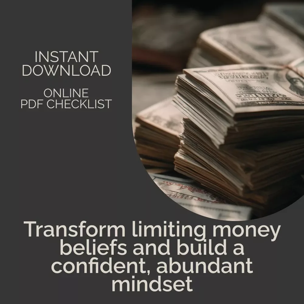 Unlock Your Financial Freedom: Money Limiting Beliefs Checklist | Abundance Mindset Guide | Mindset Workbook for Wealth & Personal Growth | money limiting beliefs