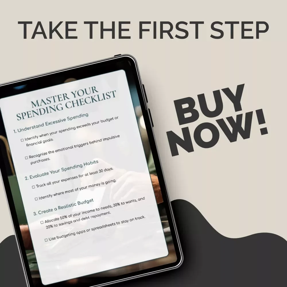 Master Your Spending Checklist | Excessive Spending Guide for Budgeting, Saving & Financial Clarity | Digital Download