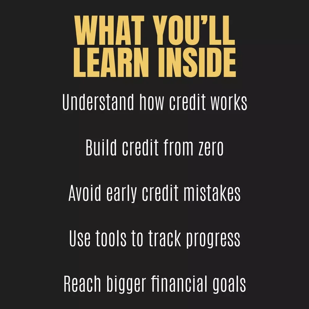 Building Credit When You Have None | Step-by-Step Checklist on How to Build Credit With No Credit | Beginner-Friendly Financial Guide | Digital Download