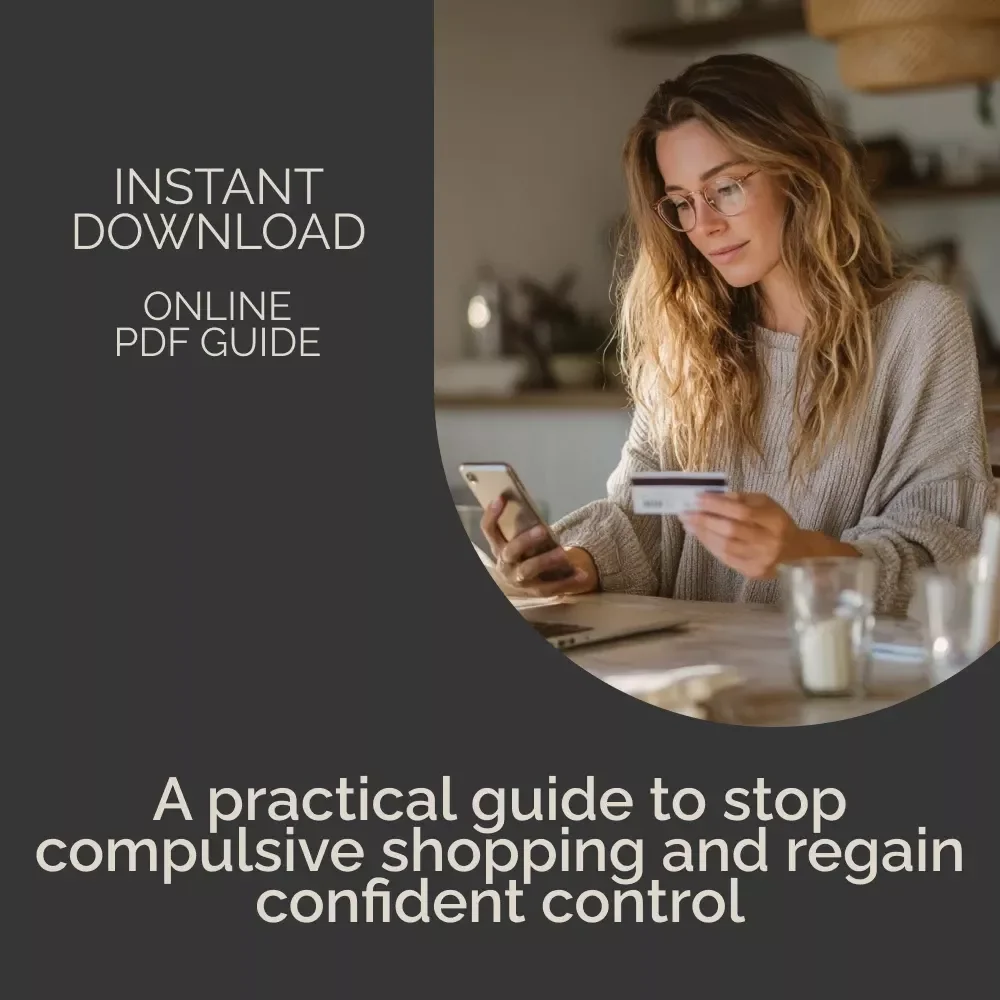 Breaking Free from Compulsive Shopping | Guide for Personal Growth, Mindful Spending & Financial Wellness| Digital Self-Help Workbook for Overcoming Shopping Addiction