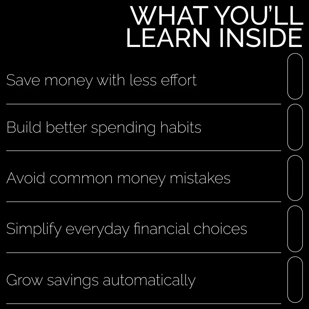 Smart Saver Secrets: Keep More Money | Digital Money Saving Guide, Budgeting eBook, Personal Finance Checklist, Smart Spending Planner