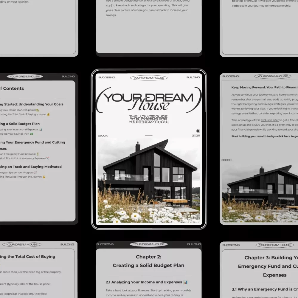 The Ultimate Guide to Budgeting for Your Dream House | Digital Budget Planner Guide for Home Savings | How to Budget to Save for a House | First-Time Buyer Financial Roadmap
