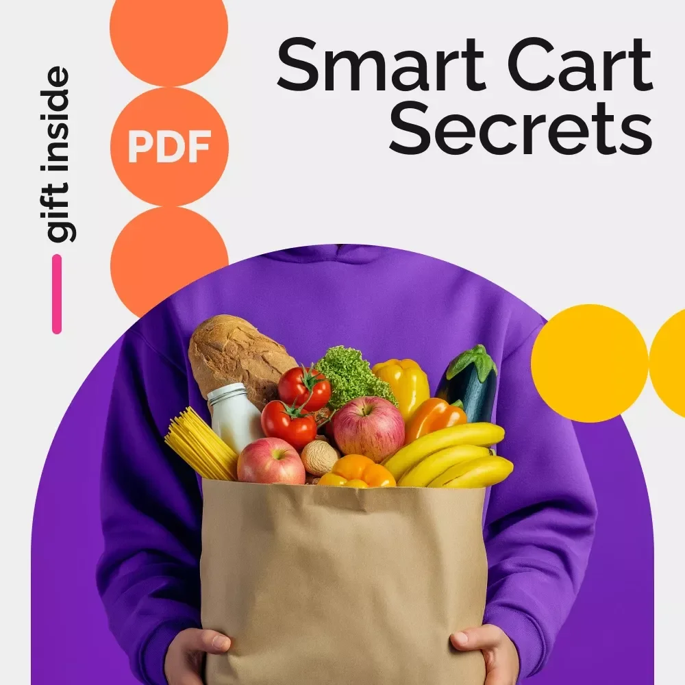 Smart Cart Secrets: How to Save Big on Groceries | Digital Guide for Anyone Learning how to save money on groceries