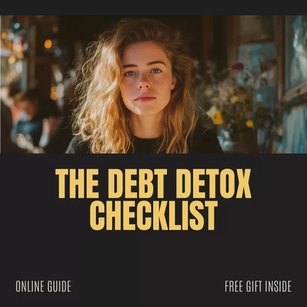 The Debt Detox Checklist | Printable Digital Download for Managing Debt and Stress | Step-by-Step Financial Clarity and Calm Guide