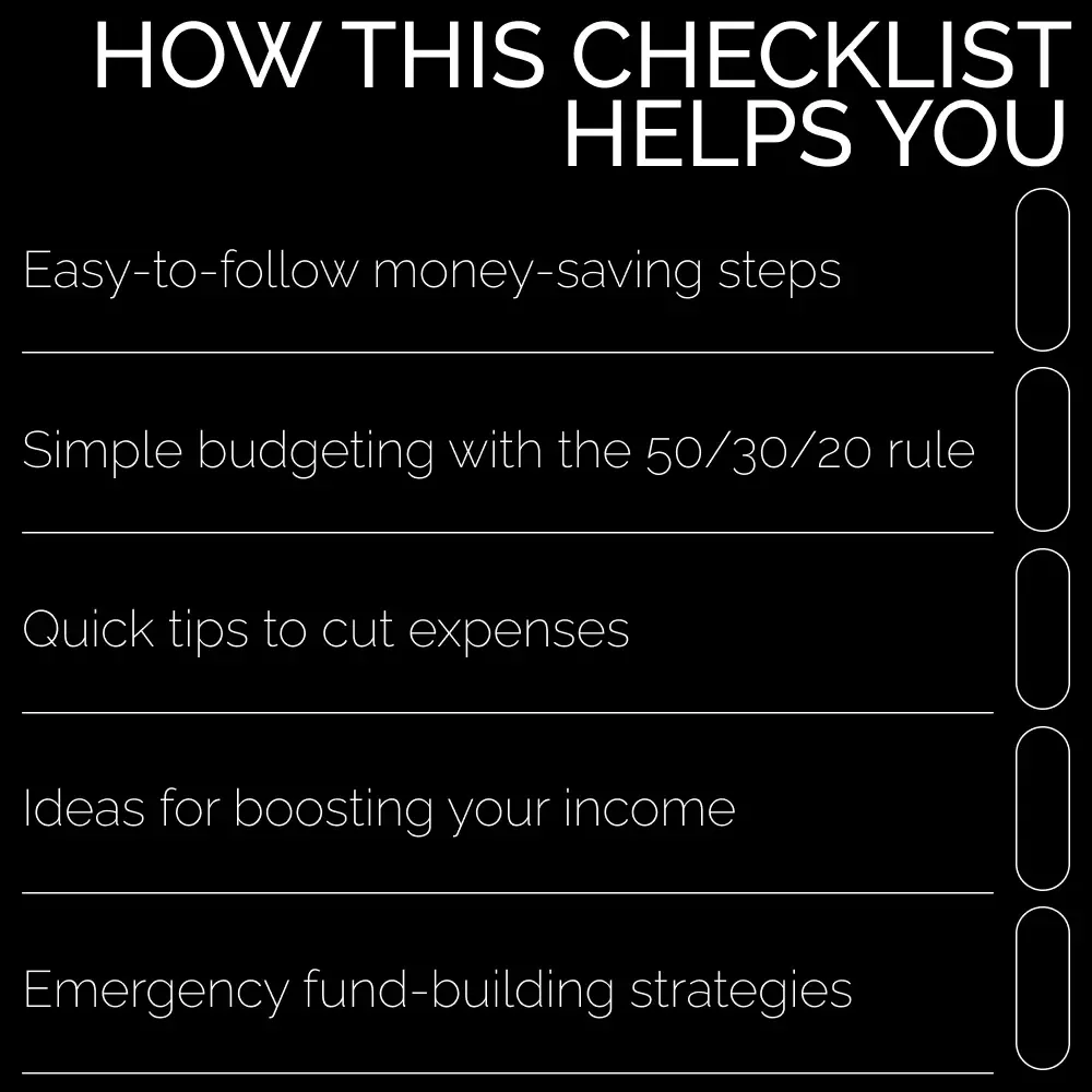 Quick & Effective Steps to Save Money on a Low Income – A Practical Guide & Checklist