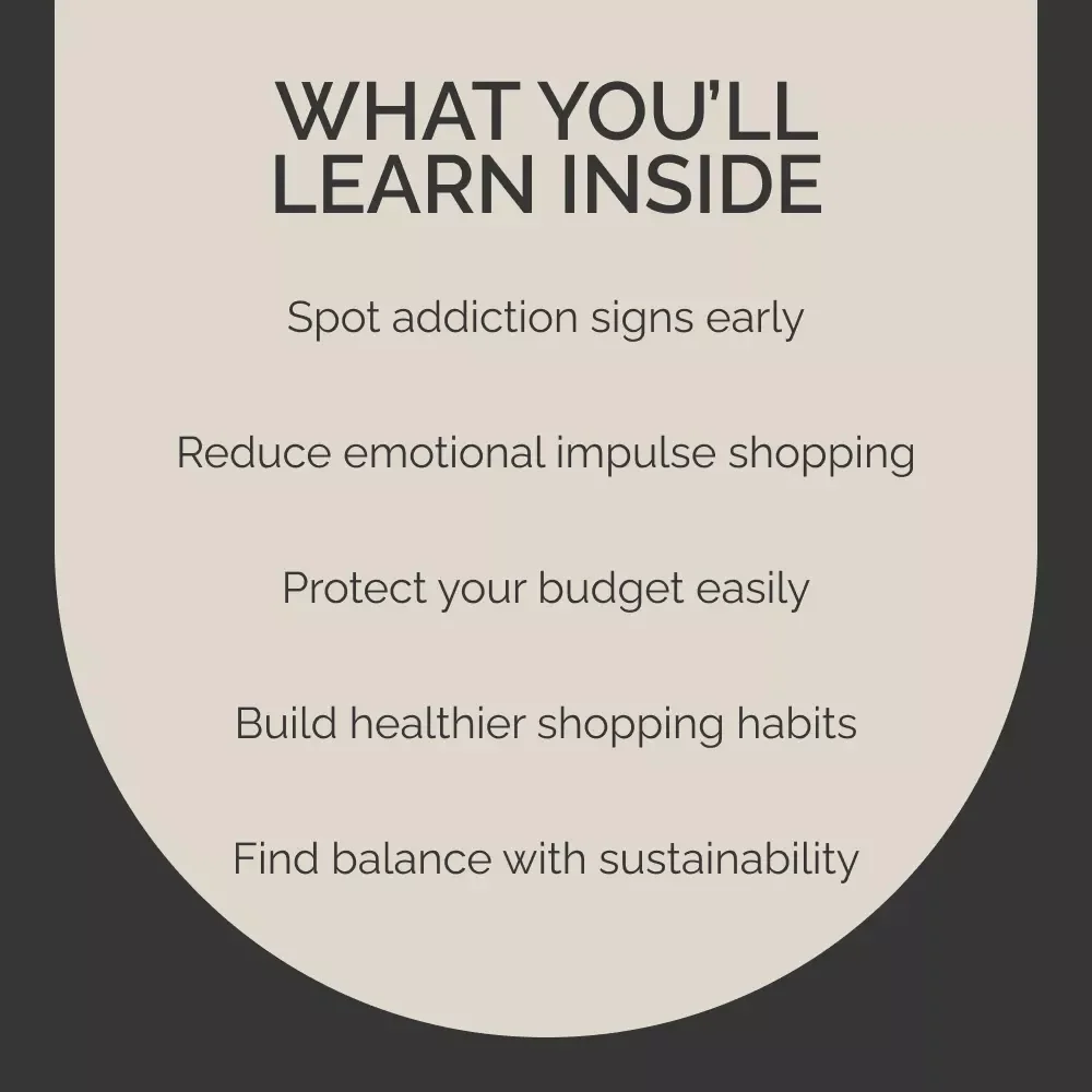 Overcoming the Thrill of the Thrift Store Rush | Ebook Guide for Thrifting Addiction | Digital Download for Mindful Shopping & Healthy Habits