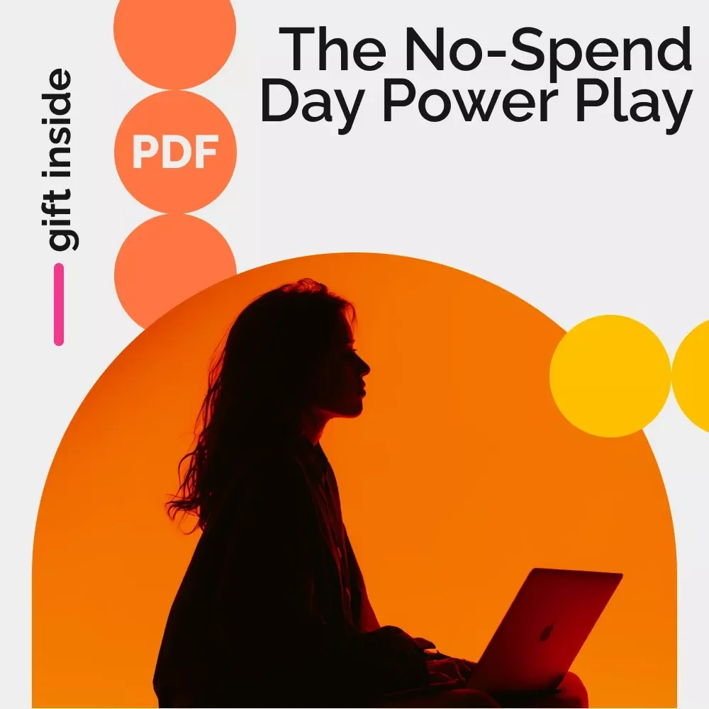The No-Spend Day Power Play: Weekly Checklist | No Spend Challenge Budgeting Planner | Digital Download Savings Guide