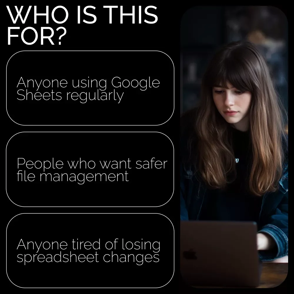 Save It Like a Pro: Google Sheets – Digital Guide for File Management, Backup, Version History, Permissions & Smart Sharing