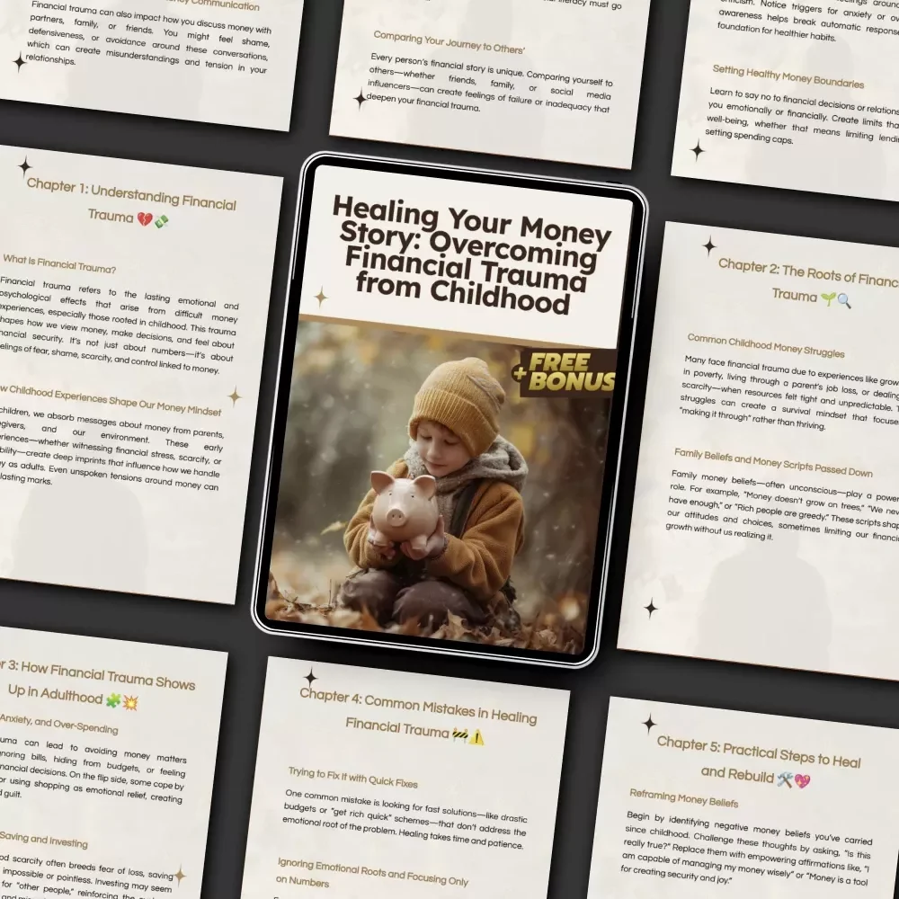 Healing Your Money Story: Overcoming Financial Trauma from Childhood | Emotional Healing eBook for Money Mindset & Self-Worth Growth