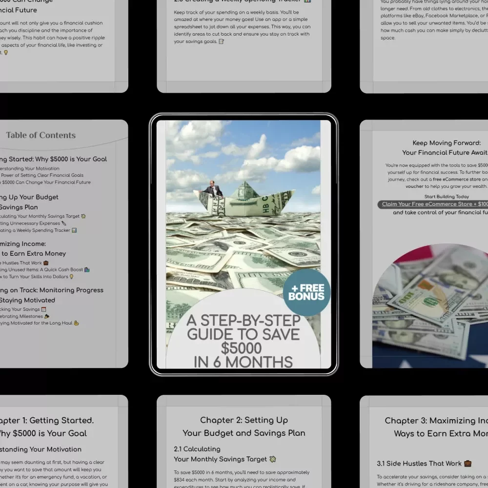 A Step-by-Step Guide to Save $5000 in 6 Months - Your Path to Financial Freedom