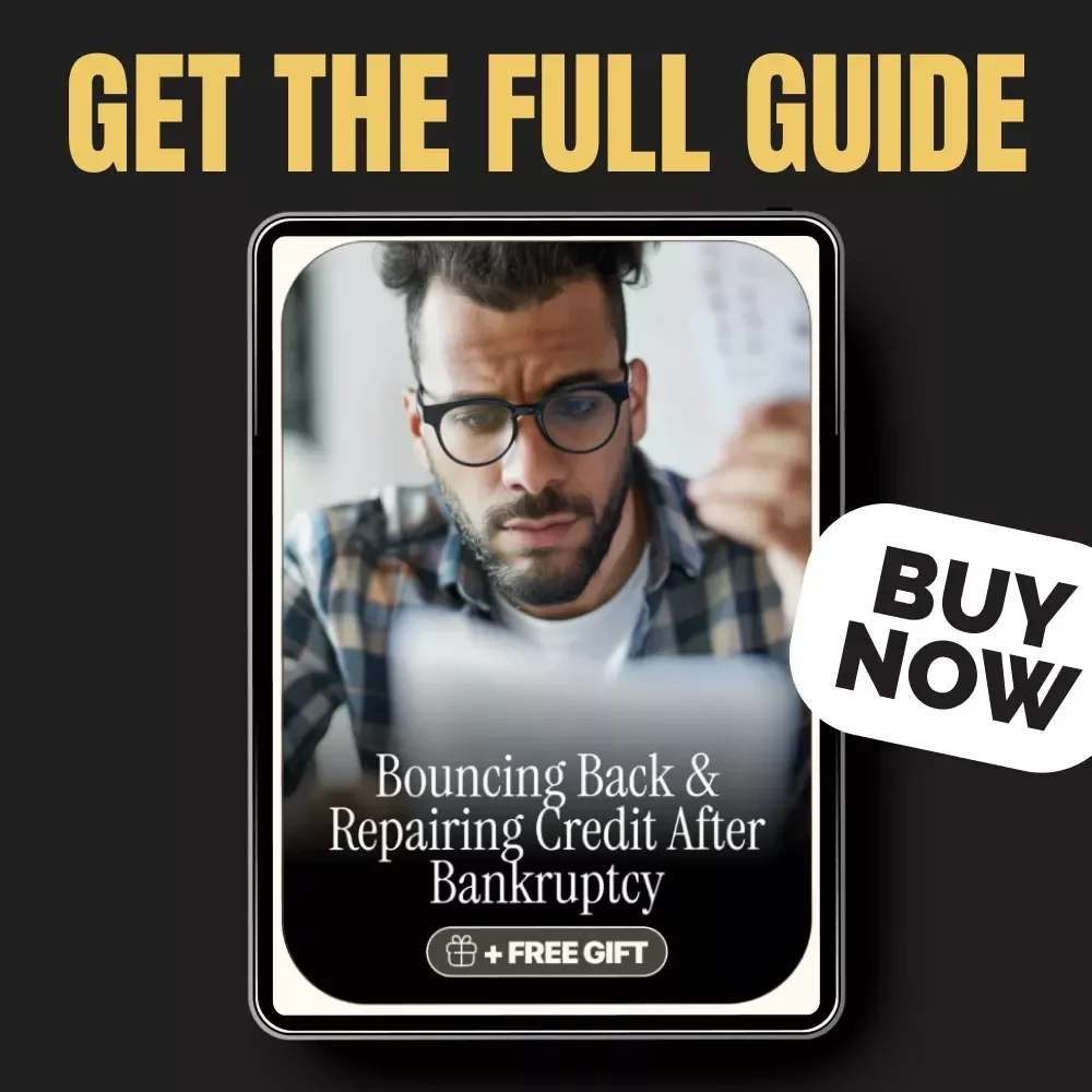 Bouncing Back & Repairing Credit After Bankruptcy | Rebuild Credit Guide, Credit Repair eBook, Bankruptcy Recovery Checklist, Financial Healing Digital Download