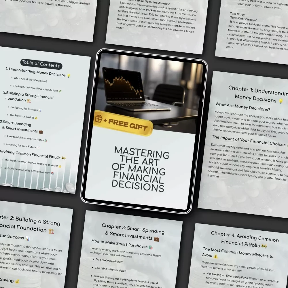 Mastering the Art of Making Financial Decisions – Practical Money Decisions Guide for Smart Spending, Saving & Investing | Digital Download