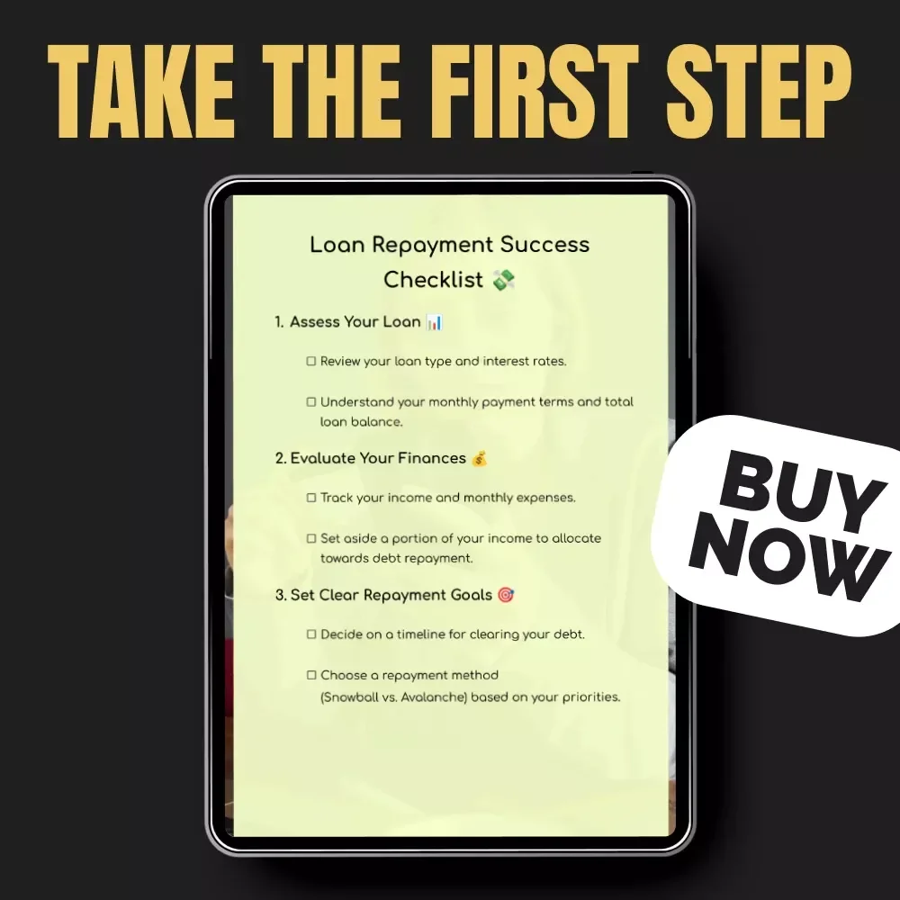 Loan Repayment Success Checklist 💸 - A Step-by-Step Guide to Pay Off Your Debt