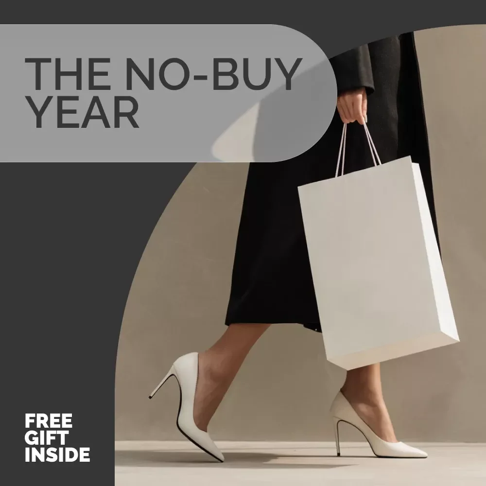 The No-Buy Year: Reset, Save & Reclaim Your Spending Power | Practical Ebook Guide on how to do a no buy year, Mindful Spending Reset & Financial Detox