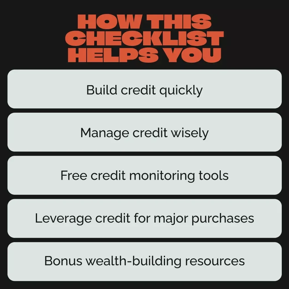 Ultimate Credit-Building Checklist: Your Fast-Track Plan to Financial Freedom | How to Build Credit Fast