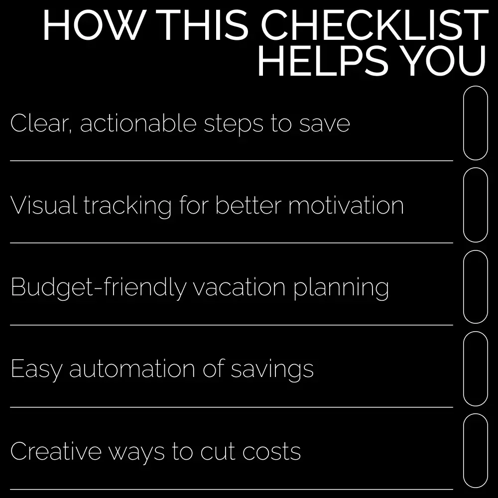Vacation Dream Fund Checklist: Your Ultimate Guide to Saving for Your Dream Trip