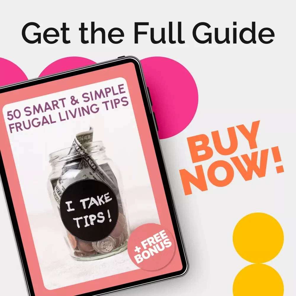 50 Smart & Simple Frugal Living Tips – Practical Money-Saving Guide, Budgeting eBook, Frugal Lifestyle Checklist, Save Money at Home & Beyond